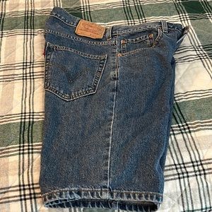 Mens Levi’s 505 denim shorts